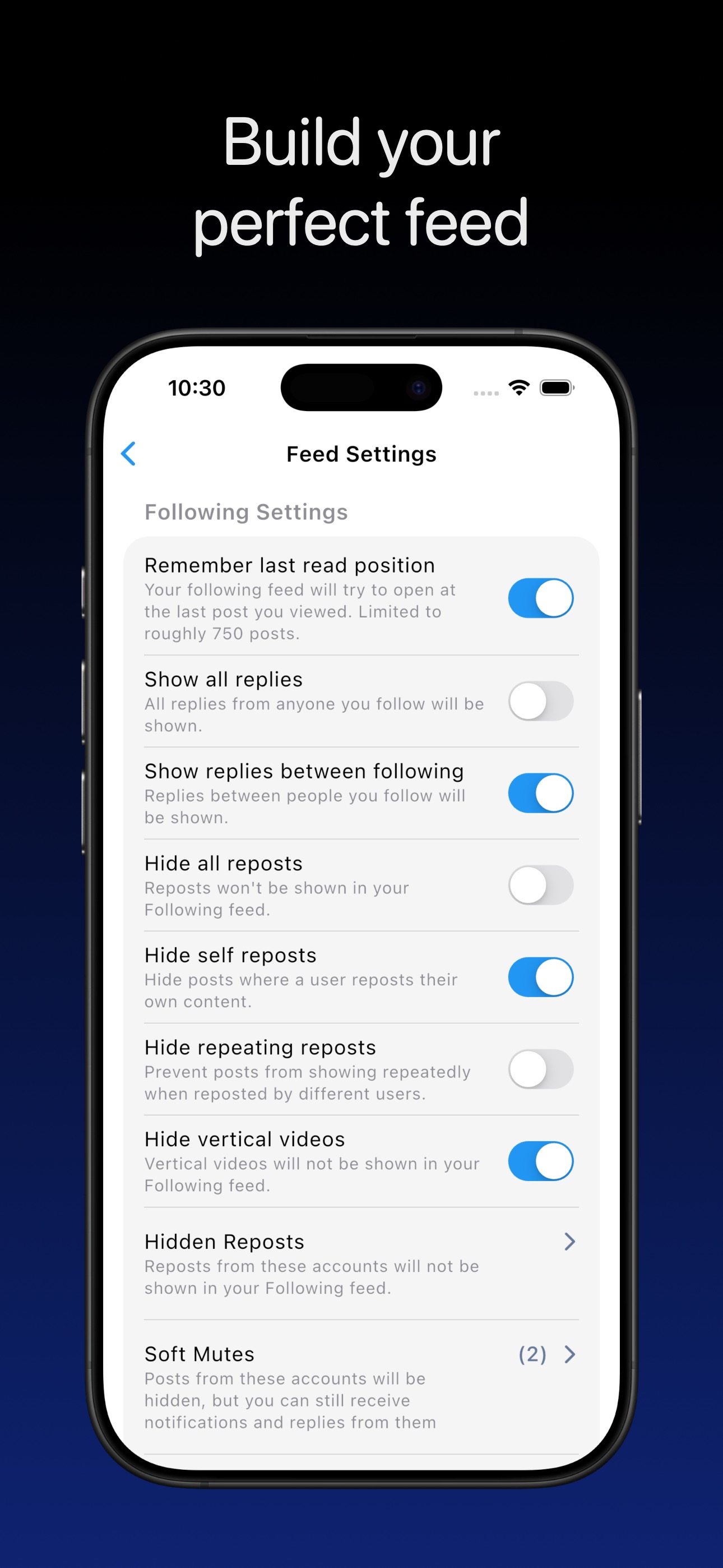 Boost Blue screenshot
