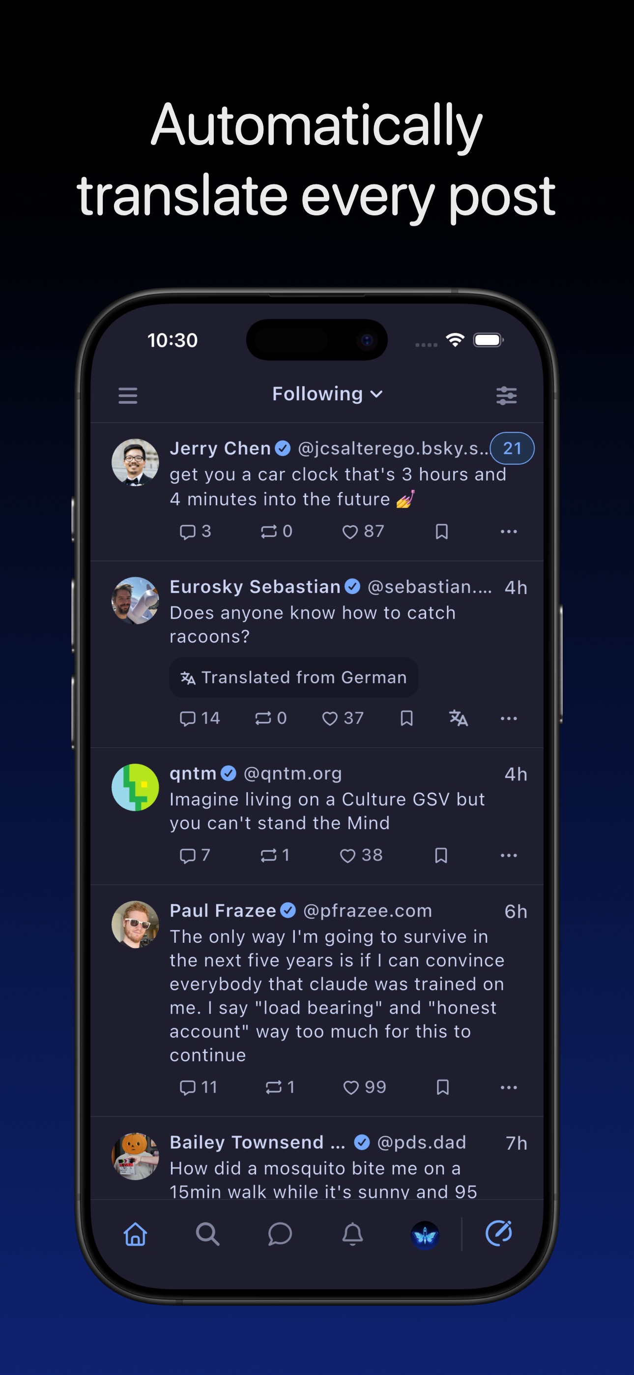Boost Blue screenshot